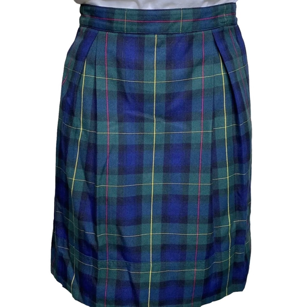 Lands End Women’s Plaid skirt